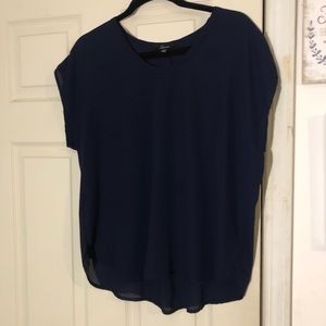 Navy Blue Soprano sheer top